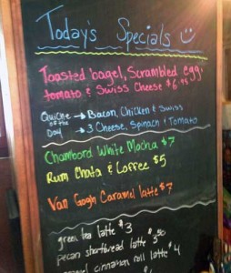 daily specials
