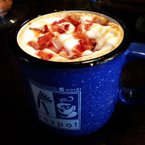 maple bacon latte