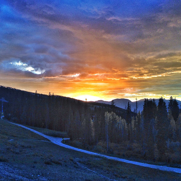 keystone summer sunset